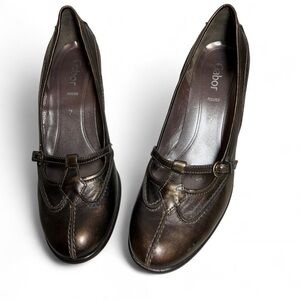 Gabor Women's Metallic Brown Loafers